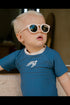 Baby Swimsuit in Chimera Blue